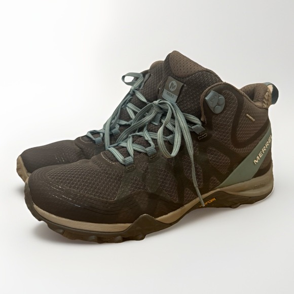 Merrell Siren 3 Mid Top Select Dry Hiking Boots Vibram Shoes J52904 Size 8.5 EUC - Picture 7 of 10
